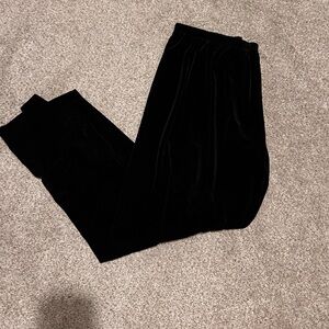 Chico's Classic Black Velvet Pants